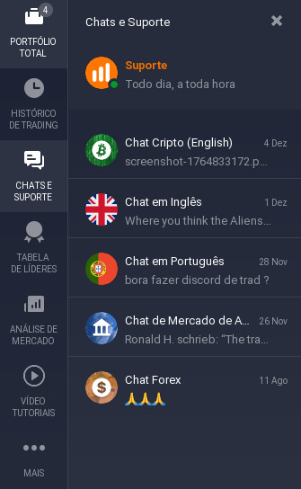 suporte da iq option, iq option fora do ar